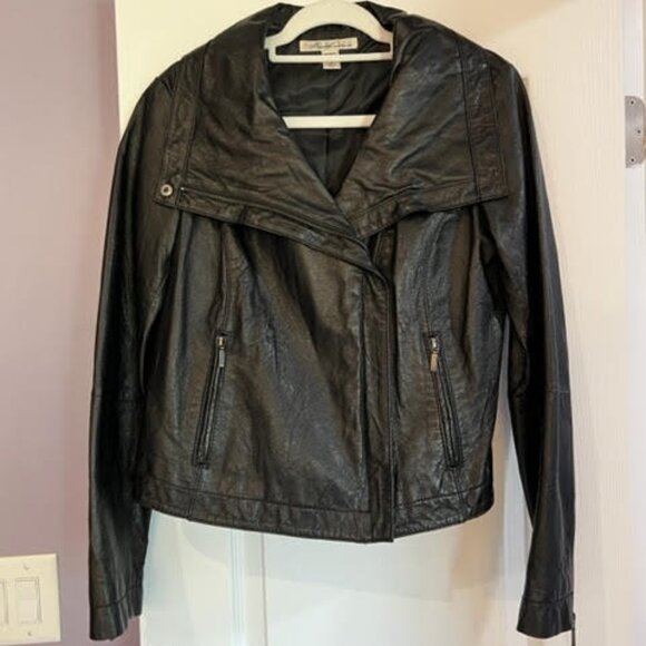 Kenneth Cole Leather Jacket - Picture 1 of 8